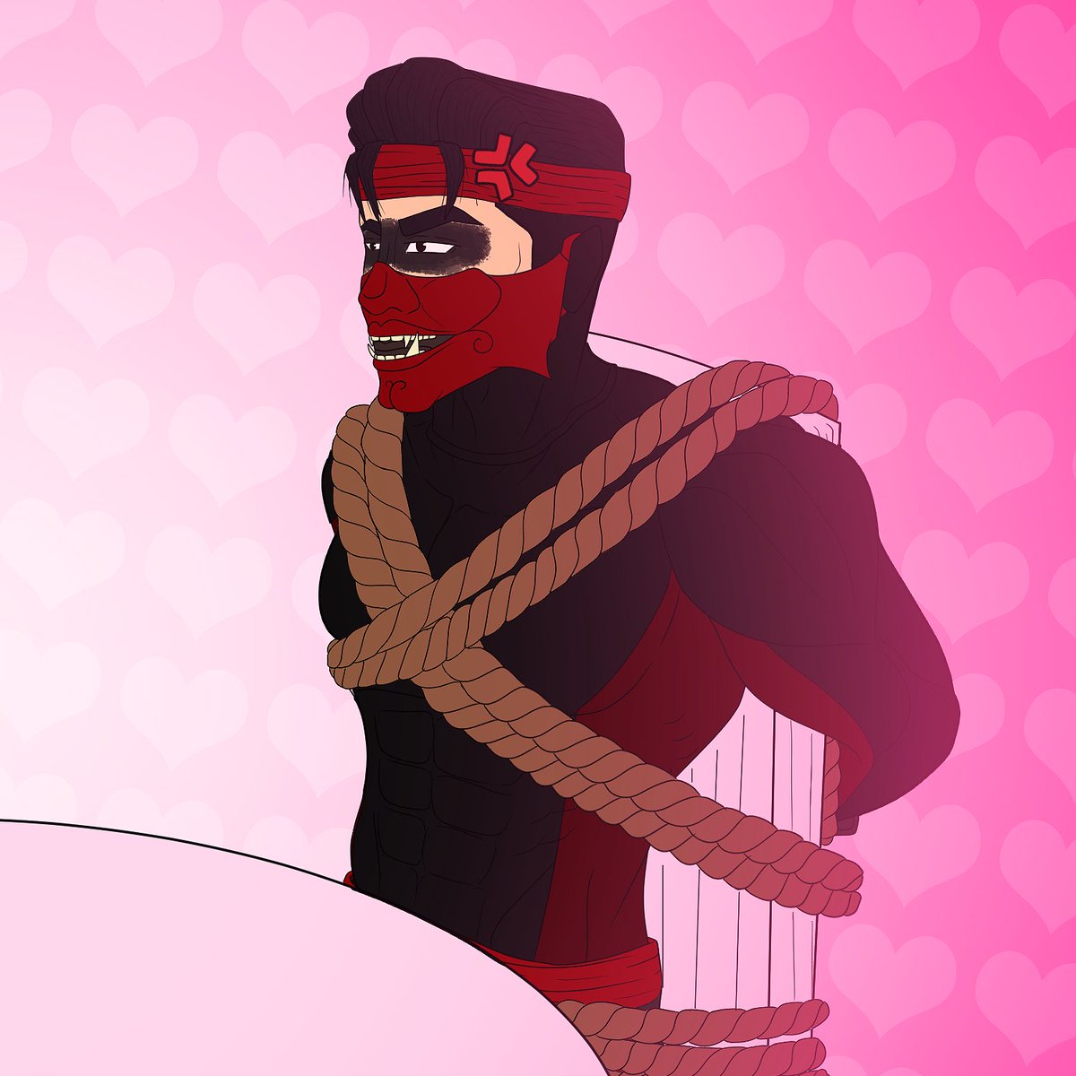 Happy ((Late)) Valentines Day💖. and here's Valentine and Samurai Ninja on a 'Romantic' dinner date. somebody help him please