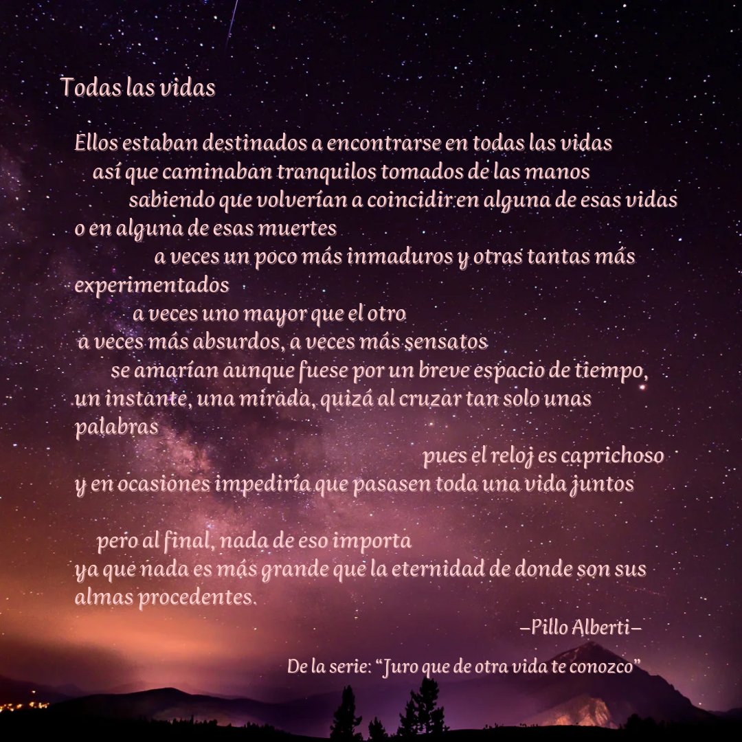 PilloAlberti's tweet photo. Miércoles ✨️😎

And I'd give up forever to touch you
'Cause I know that you feel me somehow...
#poesianocturna #poetasnocturnos #poesia #poesía  #poesíanocturna #poesíalatina #poesíalatinoamericana #poesiaromantica #poetasrománticos #poesiaenespanol #poesíaenespañol https://t.co/uMfQWnXN72