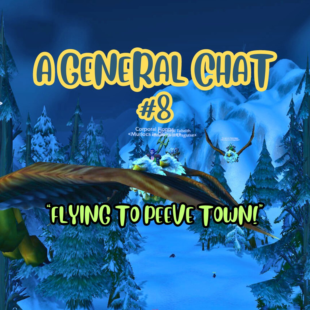 FionnaSwiftSage's tweet photo. A New episode of @AGeneralChat  is out with @Avrenym and I ! "Flying to Peeve Town!"
You can listen here!

Apple Podcasts
https://t.co/XqGeWrDcHF
iHeart Radio
https://t.co/9GTAhM8KIU
Spotify
https://t.co/b28zFui8l5
Amazon Music
https://t.co/Nszpmvt04O
#WarcraftPodcast #Warcraft https://t.co/egeFjgpEJT