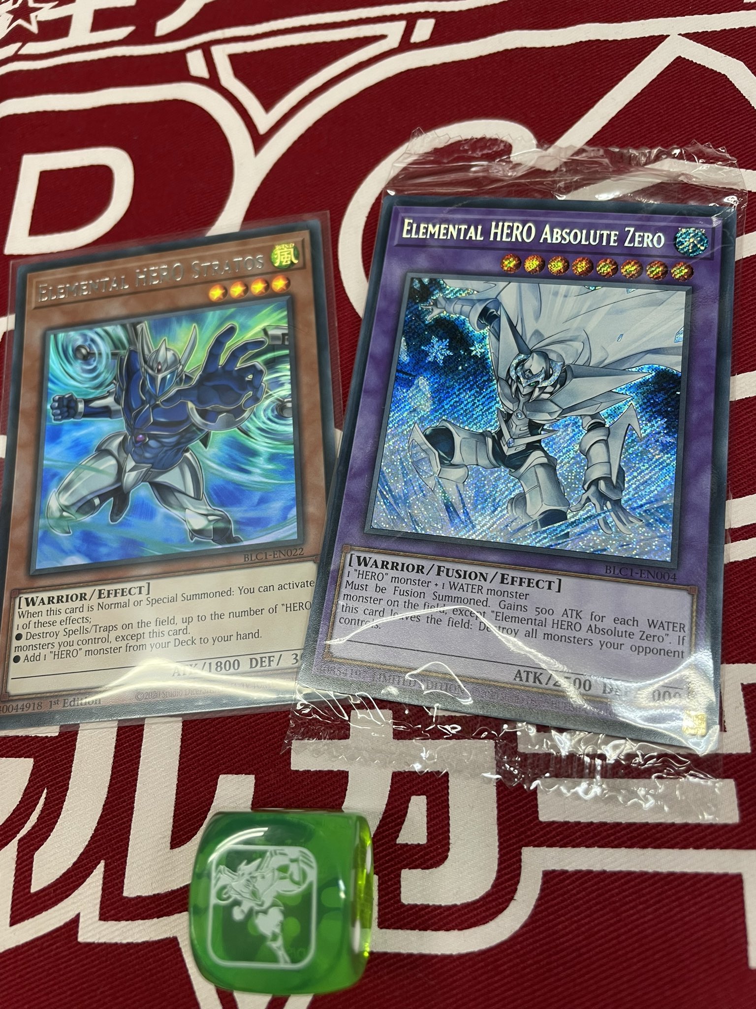E・HERO アブソルートZero 英語版ウルトラ2枚 （状態A-〕EHERO
