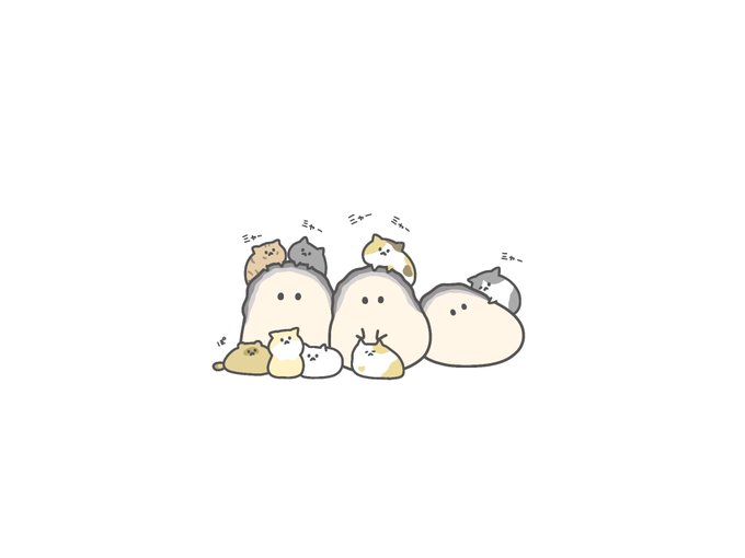 「ふわふわ 座る」のTwitter画像/イラスト(新着)