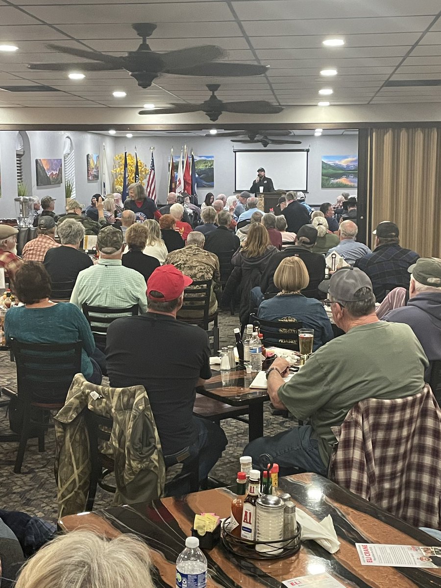 EliCraneAZ's tweet image. It was an honor to join the Payson Tea Party last night to give an update and share my priorities as an #AmericaFirst candidate.

The status quo up in Washington isn’t working for everyday Americans and I’m proud to be fighting against it every second I’m there. 👊🏻🇺🇸