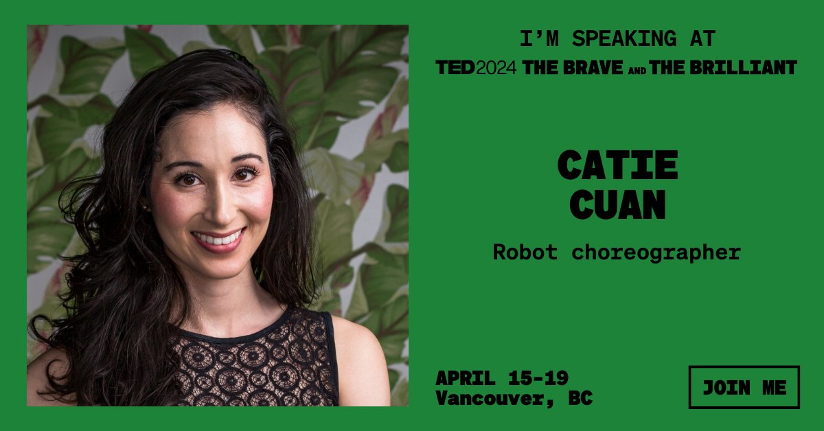 I'm speaking at the TED2024 conference in Vancouver -- check it out here! #TED2024 tedtalks.social/3UNtHaD