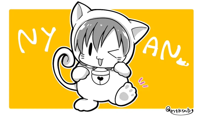 ねこたぬき描いてたの忘れてたから再掲しますね#猫の日 