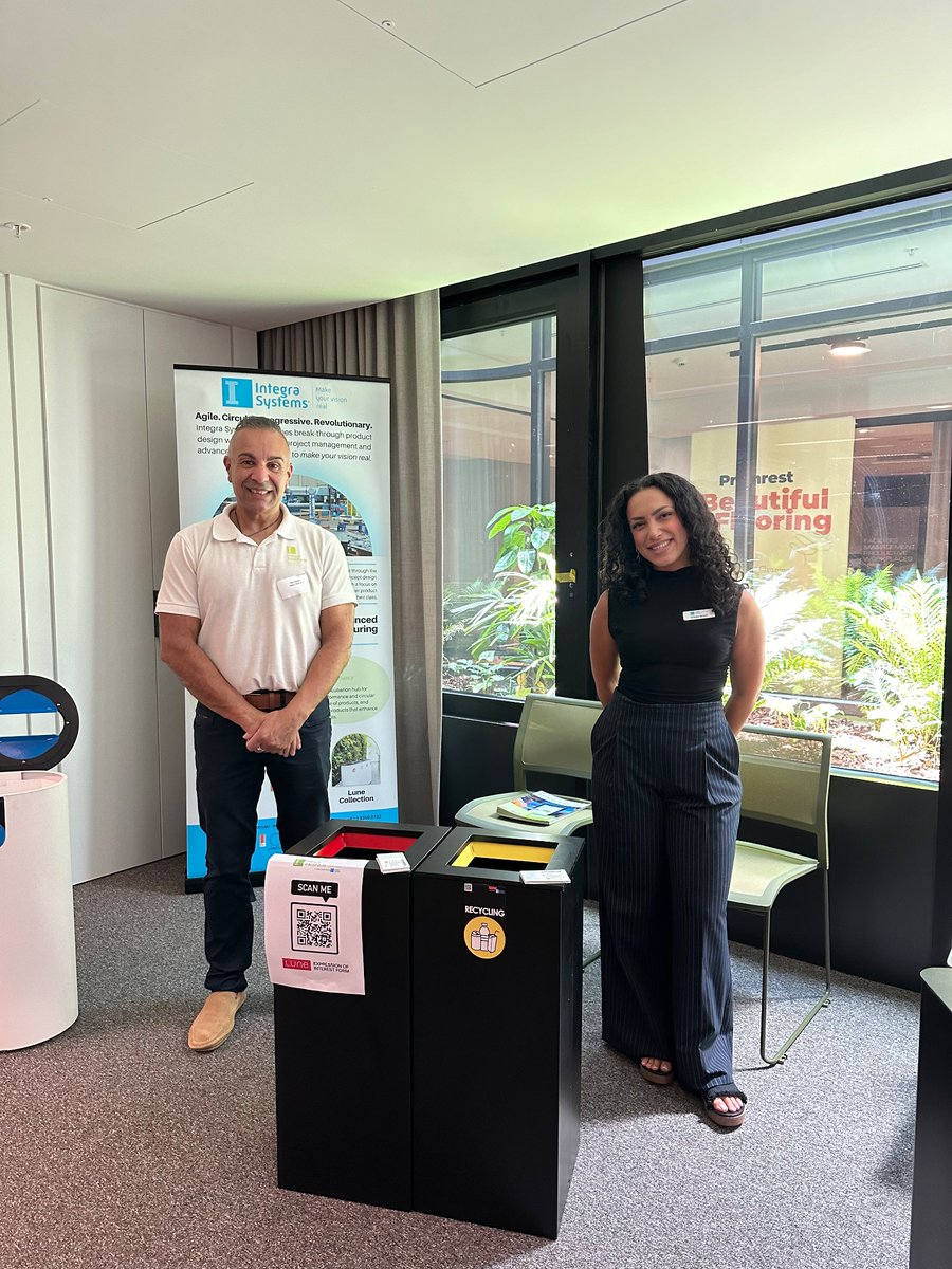 integrasysaus's tweet photo. We are exhibiting at the Facility Management Association of Australia (@FMAAust) exhibition at 500 Bourke in the Flex Space. Come visit us and check out our Lune Bins, both on display at the expo and in the Plaza at 500 Bourke! https://t.co/uo5pXLdMjw