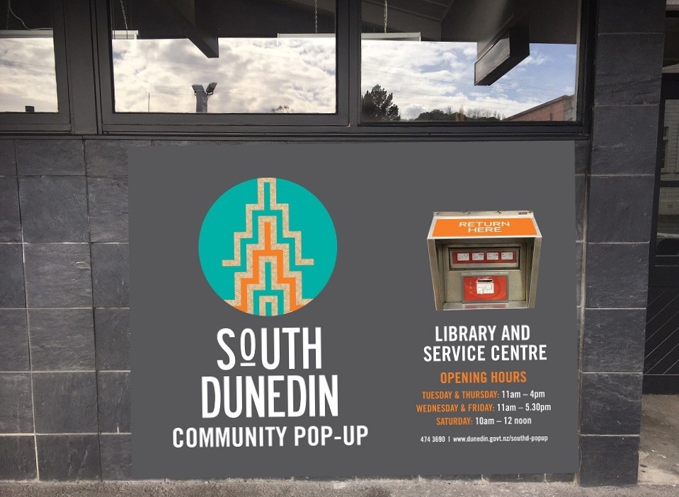 Unfortunately, we have had to temporarily close the South Dunedin Pop-up Library this Friday 23rd and Saturday 24th of February due to staffing issues. The library will re-open on Tuesday 27th Feb at 11am. We apologise for any inconvenience.