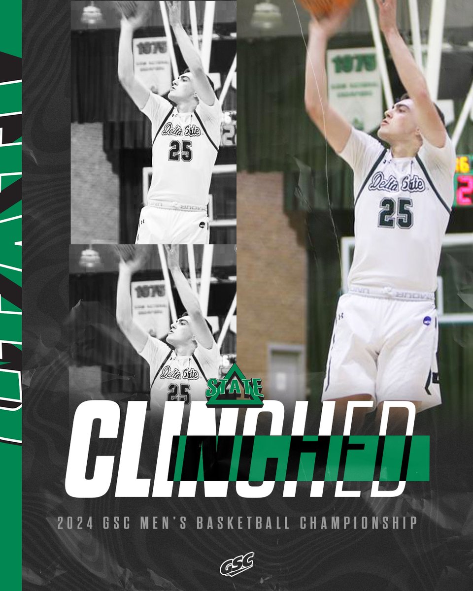 Gulf South Conference (@gulfsouth) on Twitter photo TICKETS PUNCHED
<a href="/UAH_MBB/">UAH Men's Basketball</a> and <a href="/DeltaStateMBB/">Statesmen Basketball</a> are the latest teams to secure a spot in the #GSCmbb tournament. TICKETS PUNCHED
<a href="/UAH_MBB/">UAH Men's Basketball</a> and <a href="/DeltaStateMBB/">Statesmen Basketball</a> are the latest teams to secure a spot in the #GSCmbb tournament.