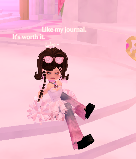 Yumna_HG's tweet photo. Theme was 1900's.. 
Why did I think dressing up as a cheerleader would grant me the cash😔 #sunsetisland #fashion #royalehigh #brunette #DressToImpress #pinkwednesday #sunsetvibes https://t.co/hvJPLBG7L8