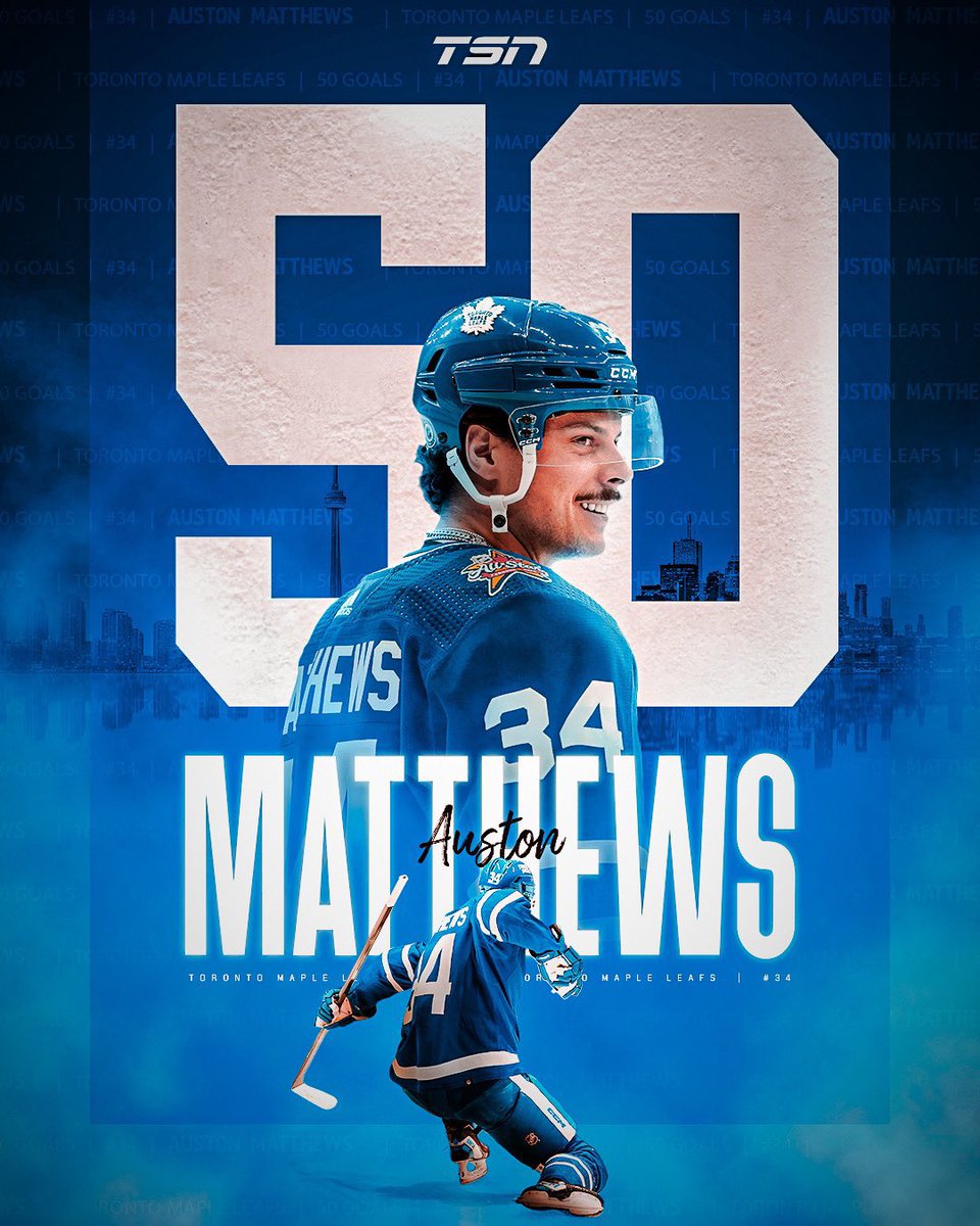 Congrats @AM34! Keep going bud 🎨 @TSN_Sports