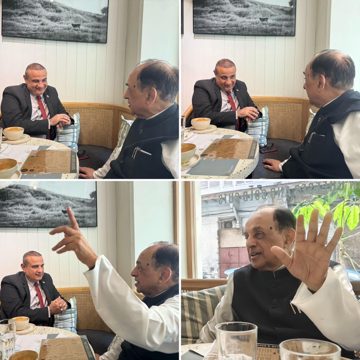 The Israeli Consul General Shoshani, with an official of Consulate,  and Jagdish &amp; I met in Mumbai yesterday at an elite restaurant and as friends frankly exchanged views. In Dallas USA,  a Hindu Jew Association is expected to be formed this summer.