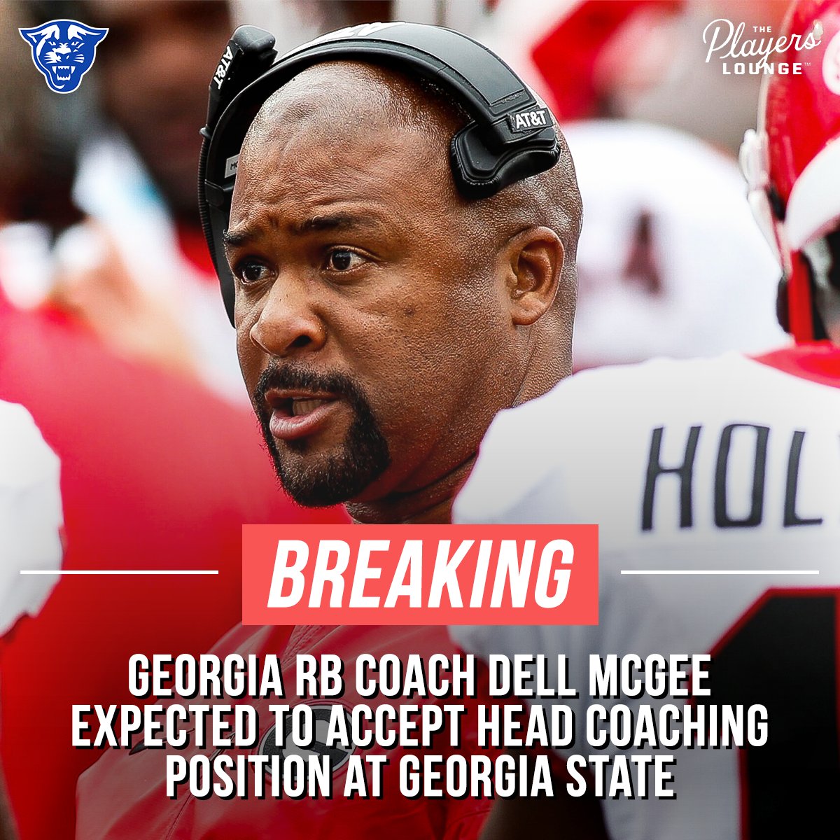 GrahamCoffeyDC's tweet photo. UGA RB Coach Dell McGee Expected to Become Next Head Coach at Georgia State
Sources have told @FSFJasonDC and I that McGee has been offered by Georgia St. The sides are in the process of finalizing a deal to make him head coach
More now @TPLGeorgia:
https://t.co/pedB3dl4SP https://t.co/UnDJDXqnHb
