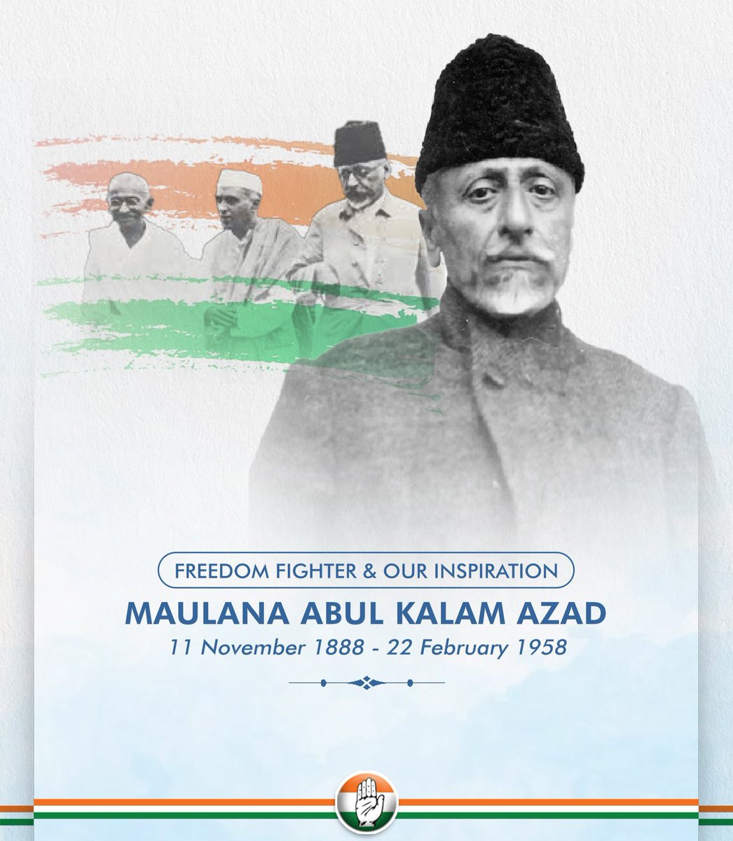 Father of Indian Education system Maulana Abul Kalam Azad, the voice that will continue inspire millions. #MaulanaAbulKalamAzad