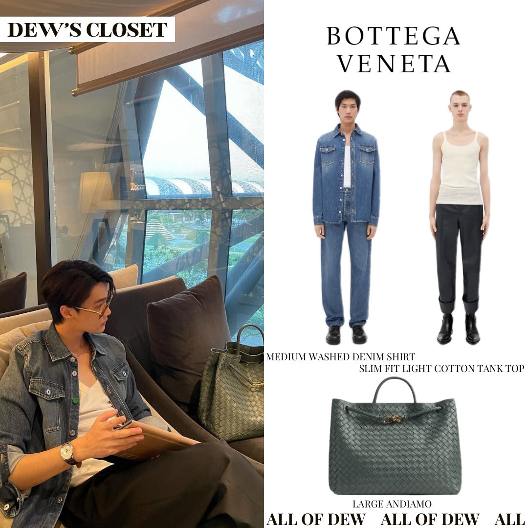 allofdew's tweet photo. 20240221 @dew_jsu Instagram post update #allofdew

All #BottegaVeneta

Large Andiamo
฿304,900

Medium Washed Denim Shirt
฿36,600

Slim Fit Light Cotton Tank Top
฿29,800

#dew #dew_jsu #dewjirawat https://t.co/0T5FppDxO5