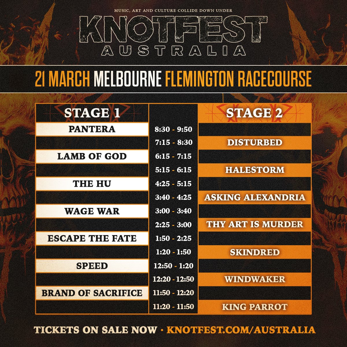 Knotfest Australia tweet media