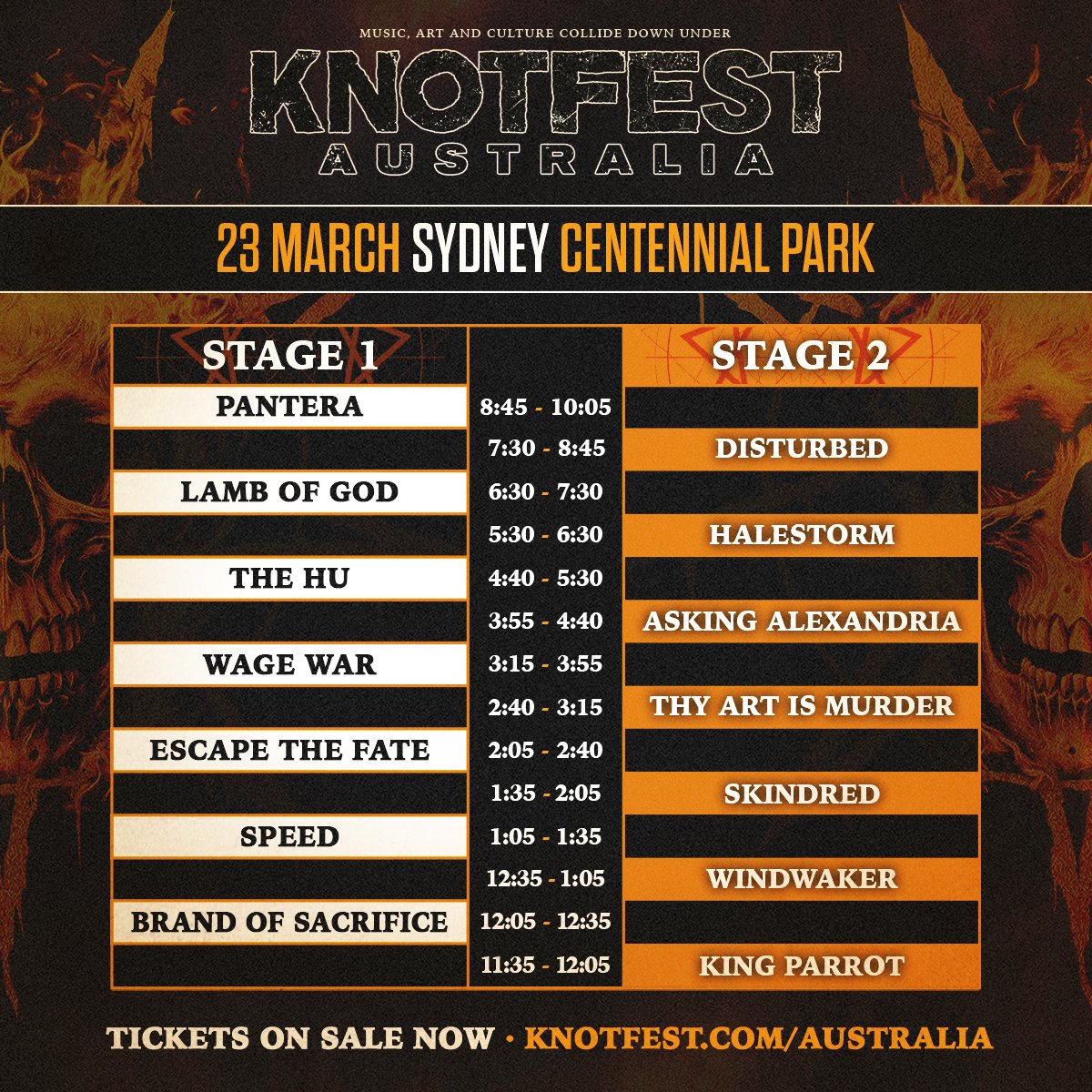 Knotfest Australia tweet media
