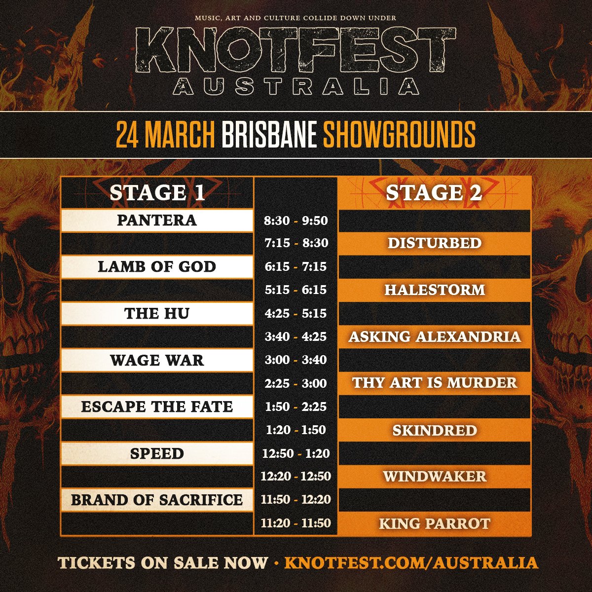 Knotfest Australia tweet media