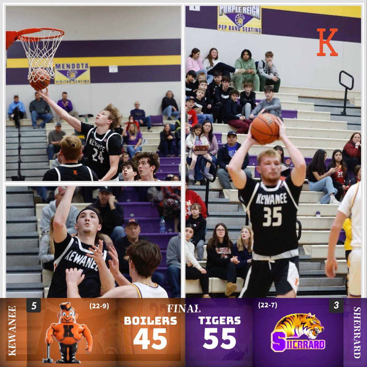 Final from Farmington.  We finish the season (22-9) overall, and TRAC East Champions.

#BoilerUp