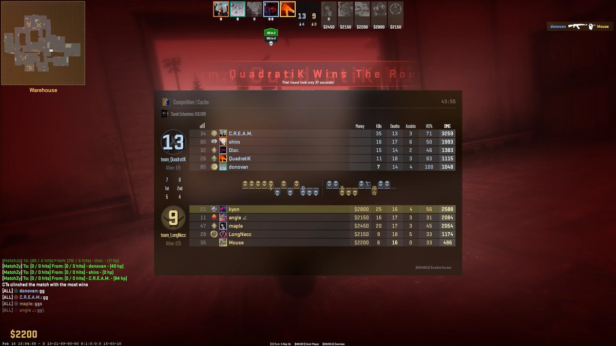 History was made for the After Hours community after our game server's first successful match completed on February 21, 2024. 🦉