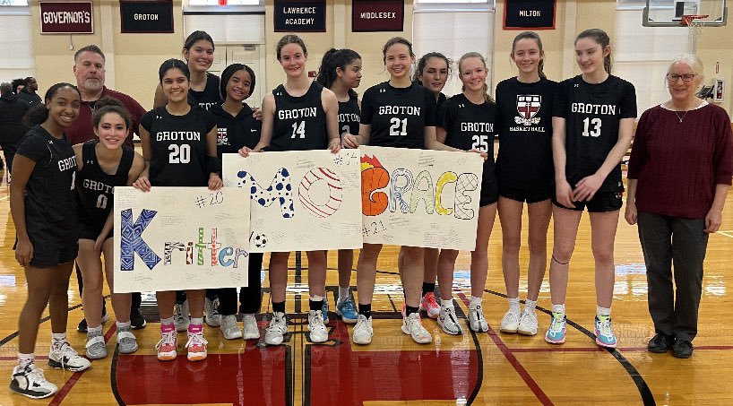 Halftime
Groton 31
Milton 18

Final
Groton 48
Milton 43

Scorers for the Zebras: Tyler Martens 15
<a href="/malemontero25/">Male Montero</a> 11
<a href="/avadwyer26/">Ava Dwyer</a> 9
<a href="/camryndunn26/">Camryn Dunn</a> 6
Morgan Fillion 3
<a href="/gjanusz24/">Grace Janusz</a> 2
Kritika Aryal 2

SENIOR DAY: Thank you Grace, Morgan, and Kritika!