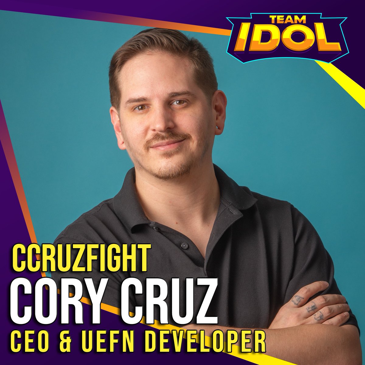 TeamIdolFC's tweet photo. Meet @CCruzFight from Team Idol!

CCruzFight has been working in Fortnite Creative since Day 1 and has worked with several brands to develop experiences in Fortnite Creative and #UEFN. Say hi! 👋 https://t.co/v8sUhjTfcY