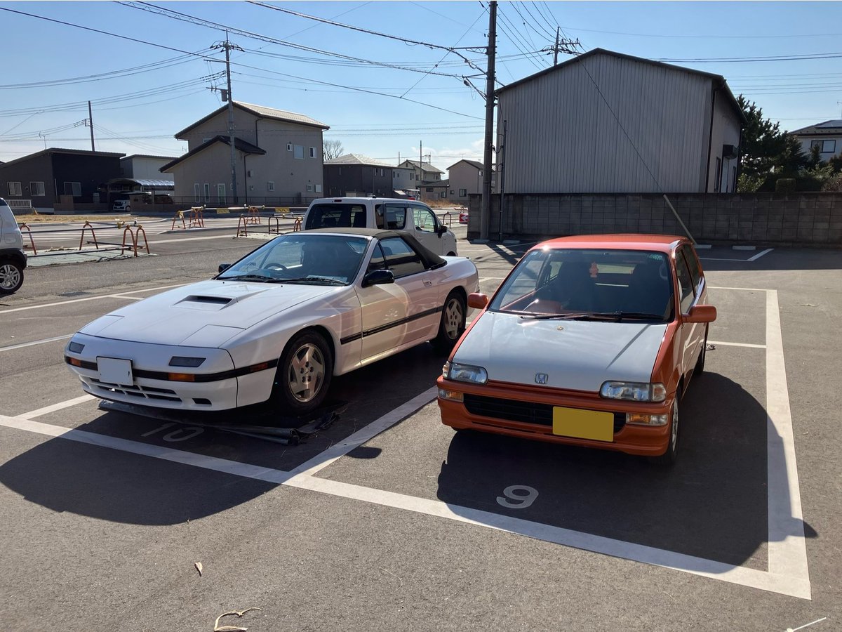 387RX7FC3C's tweet photo. 【固定用】
#rx7 #FC3C と #トゥデイ #jw3 に乗ってる昭和73年式の人間です。

どうぞフォローしてやってください。
いいこと、あります。

#MAZDA  #マツダ
#HONDA #ちっちゃいシビック
#ロータリーしか勝たん
#リトラ #旧車

@whip_re7_beee 彼は、数少ない友人です。フォローしたげてね https://t.co/nlvDJXMMnS