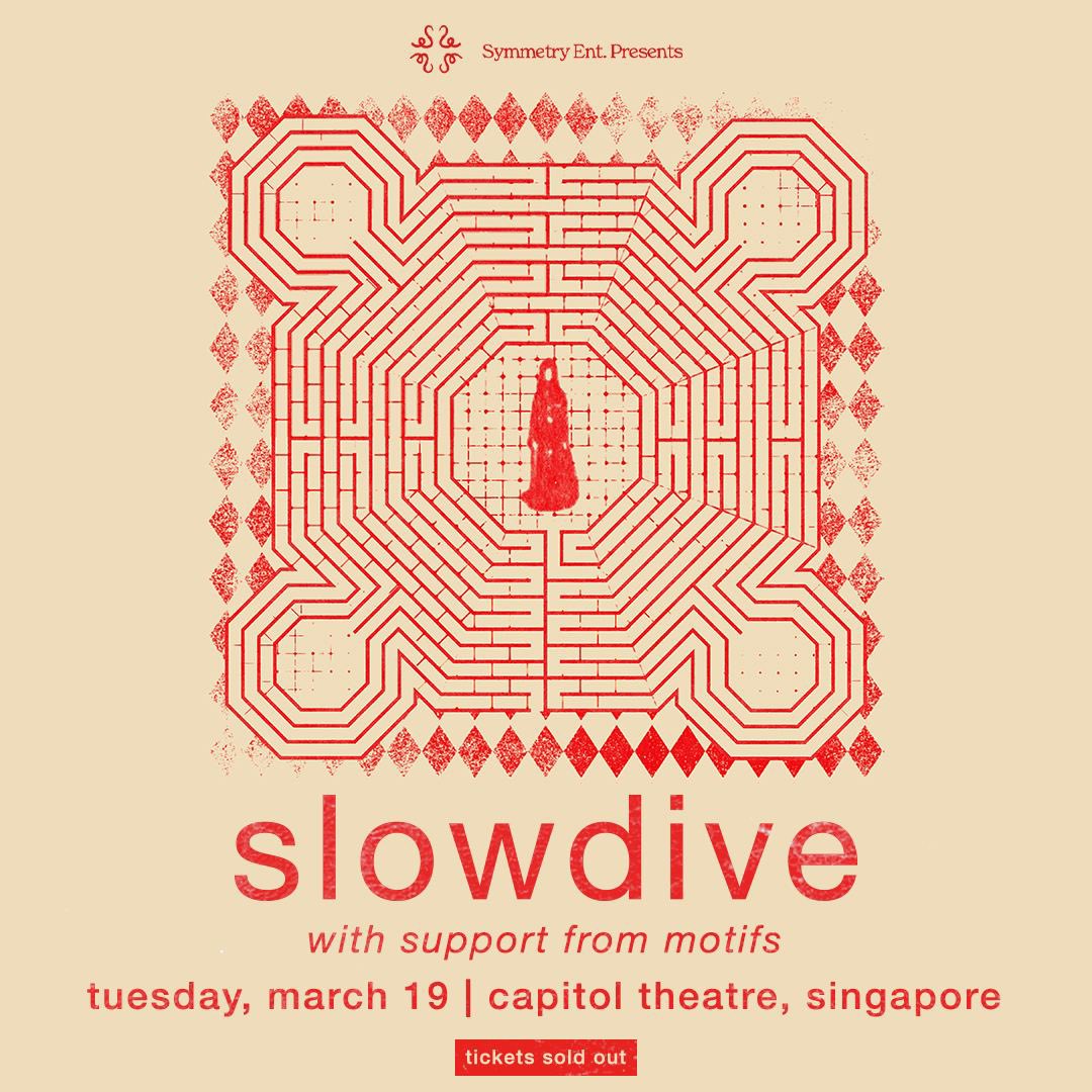 ✨OPENER REVEAL ✨ We’re pleased to announce that the captivating @motifsband will be opening for @slowdiveband for their sold out, one-night-only return to Singapore on 19 March at the Capitol Theatre.