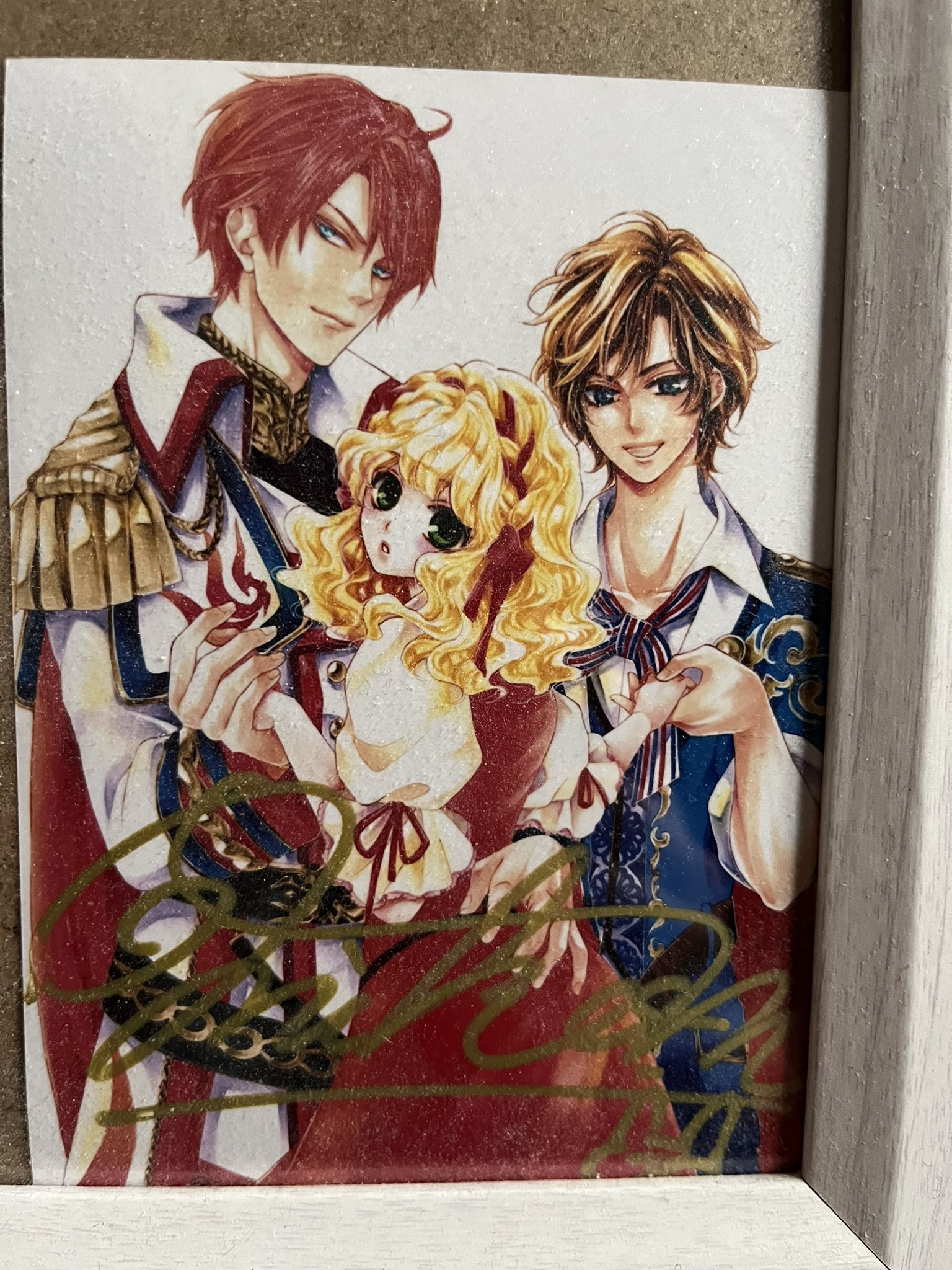 蜜樹みこ】『少年ブラヰド』直筆サイン入りプリマグラフィ（生原画付き