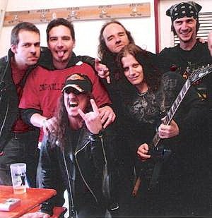 GiesslerGeorgie's tweet photo. Georgie &amp; the Attacker boys rockin Keep It True X. Lauder-Koningshofen, Germany. The band performed there 1985 debut classic Battle At Helms Deep live in its entirety to a rabid and loyal fan base from around the world to celebrate the albums 25th anniversary... Good Times!!! 🤘 https://t.co/HTzyAsfteL
