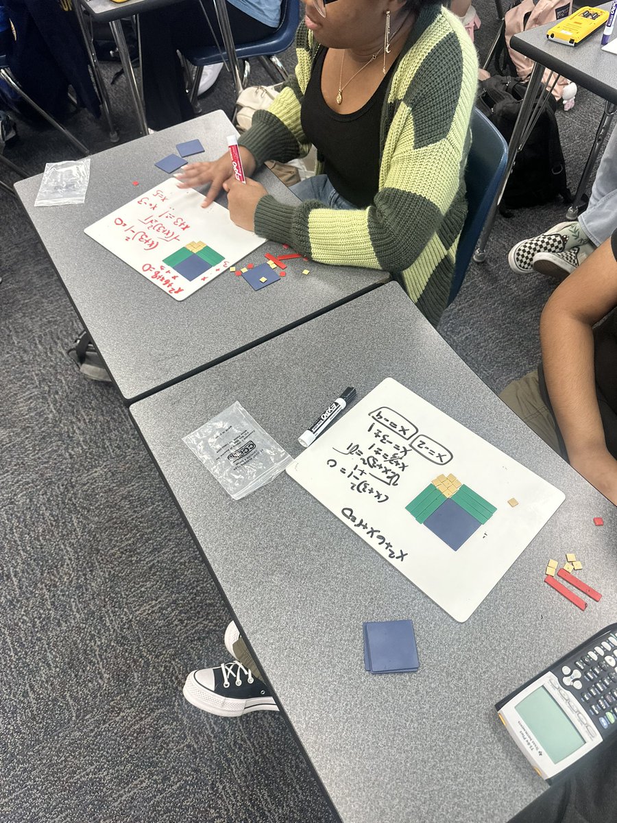 I LOVE the “aha!” moments that happen when we break out the algebra tiles!