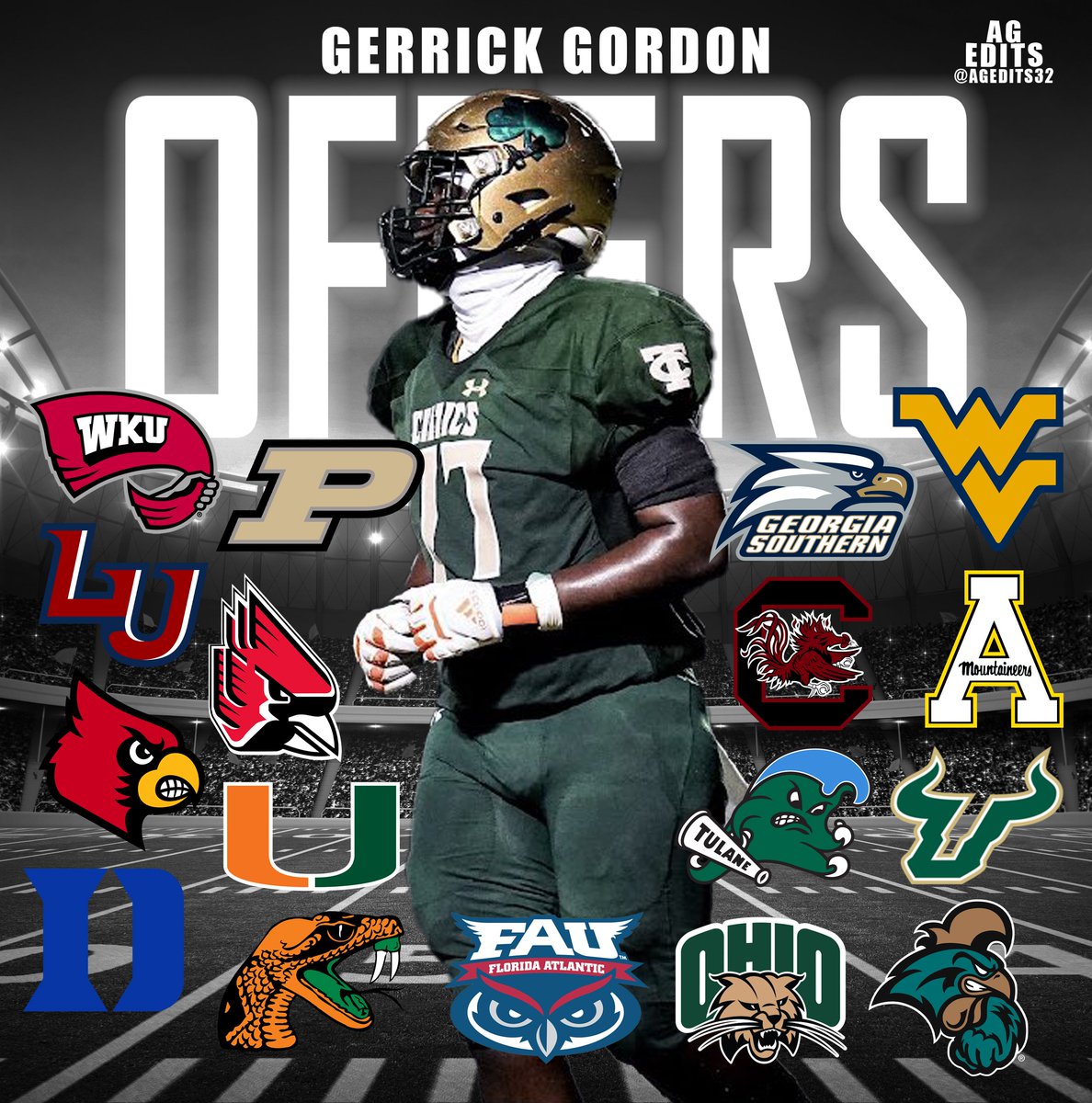 ⭐⭐⭐2025 IOL @gerrickgordon has received 1️⃣7️⃣ offers! He's ranked as the #42 IOL in his class per 247Sports. Where should he go? ⬇️