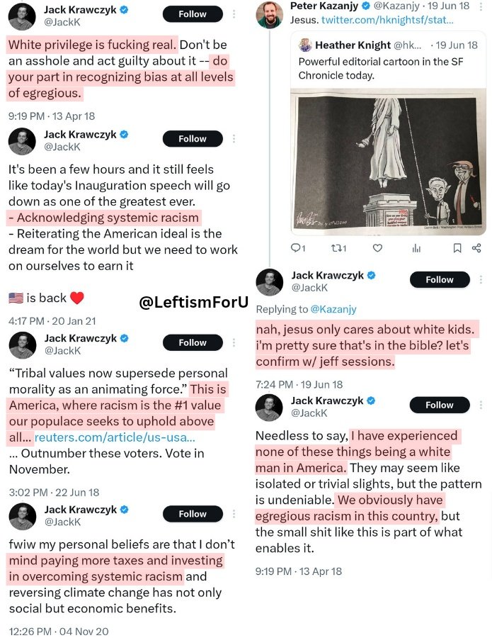 The head of Google's Gemini AI everyone.

And you wonder why it discriminates against white people. 🤔