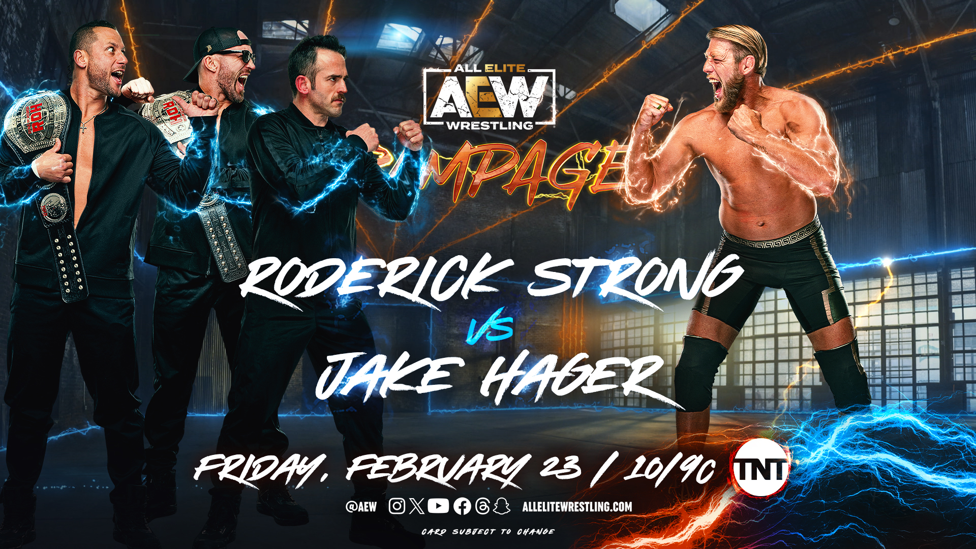 All Elite Wrestling on X: TOMORROW! Friday Night #AEWRampage 10pm