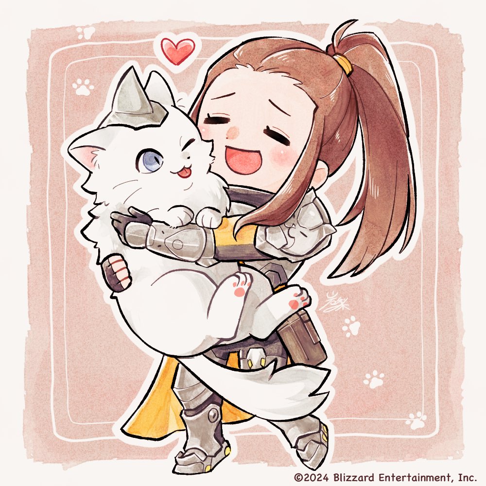 jpPlayOverwatch's tweet photo. 猫好きのヒーロー、全員集合！

#猫の日
#猫好きと繋がりたい

🎨@iwa_nashi https://t.co/kkBMDNCxHu