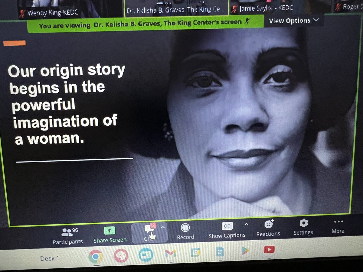Learning about the King Center history and all of the great resources they provide to teachers! Excited about  diving into the Nonviolence365 class! @KEDCGrants @KyCharge