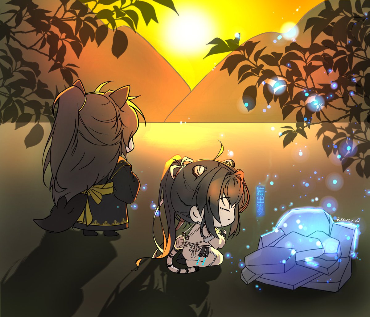 “부디 극락왕생하기를.”
#진혼기