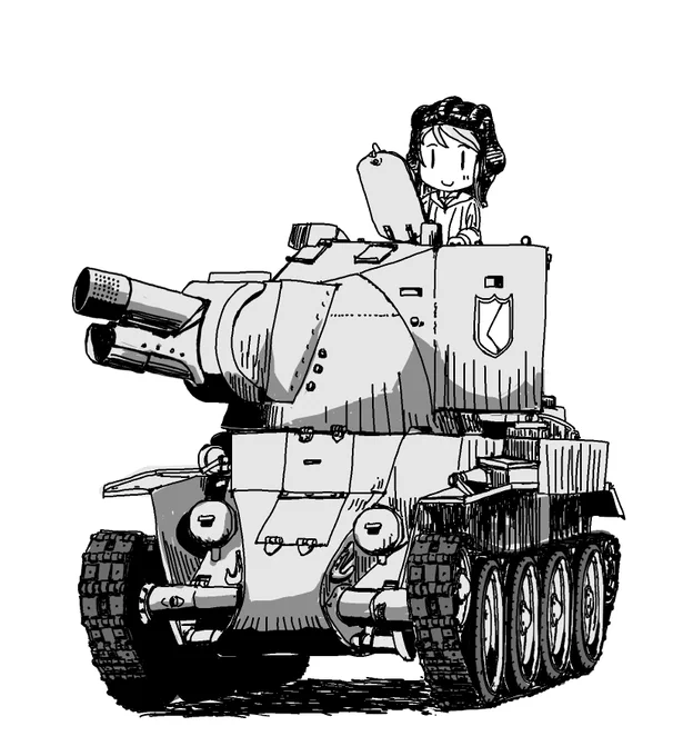 #あなたが描く戦車がみたい ちゃんと(ちゃんと?)描いたのこれしかない。 