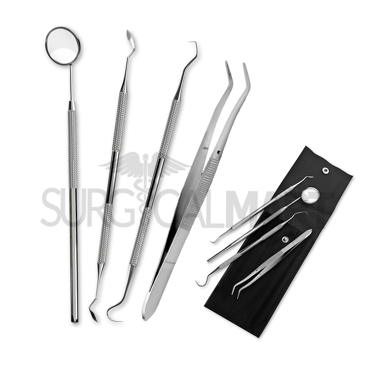 ⚡4 Pcs Professional Dental Pick #Tartar Scraper Tools Set with Pouch for #oralhygiene #teethcleaning kit🦷 SAVE 45% OFF with Free Shipping🚛
Order now 👉 surgicalmart.com/shop/dental-in…
.
.
.

#surgicalmart #dentaltarterscrapertools #dentaltools #dentalkit #dentalcleaning #shoponline