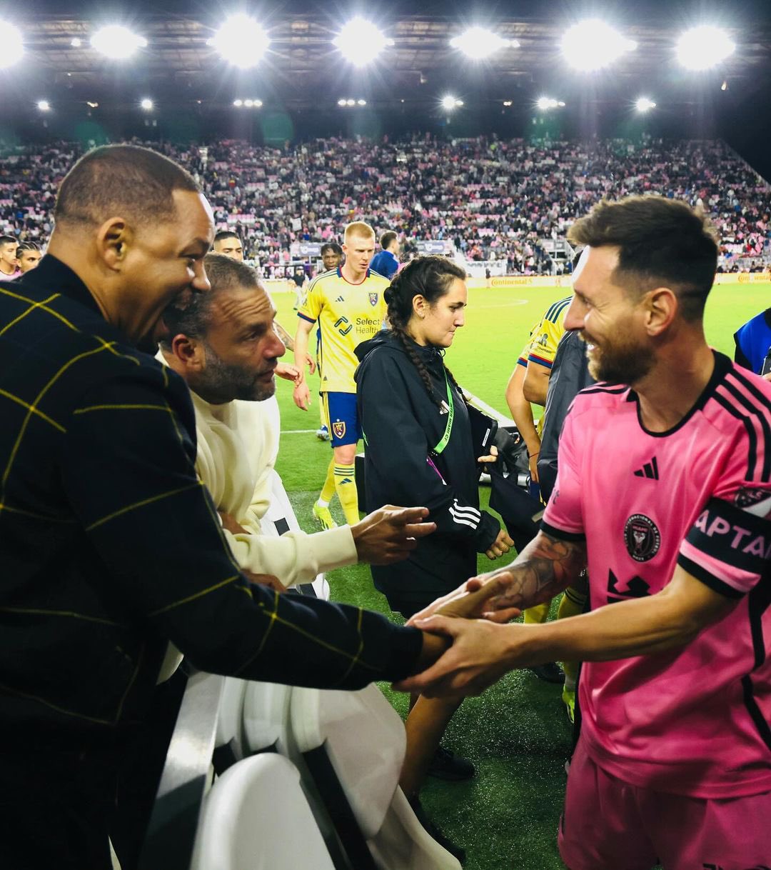 Barça Worldwide on X: "Leo Messi with Will Smith! https://t.co/GPdwkPlDp6"  / X