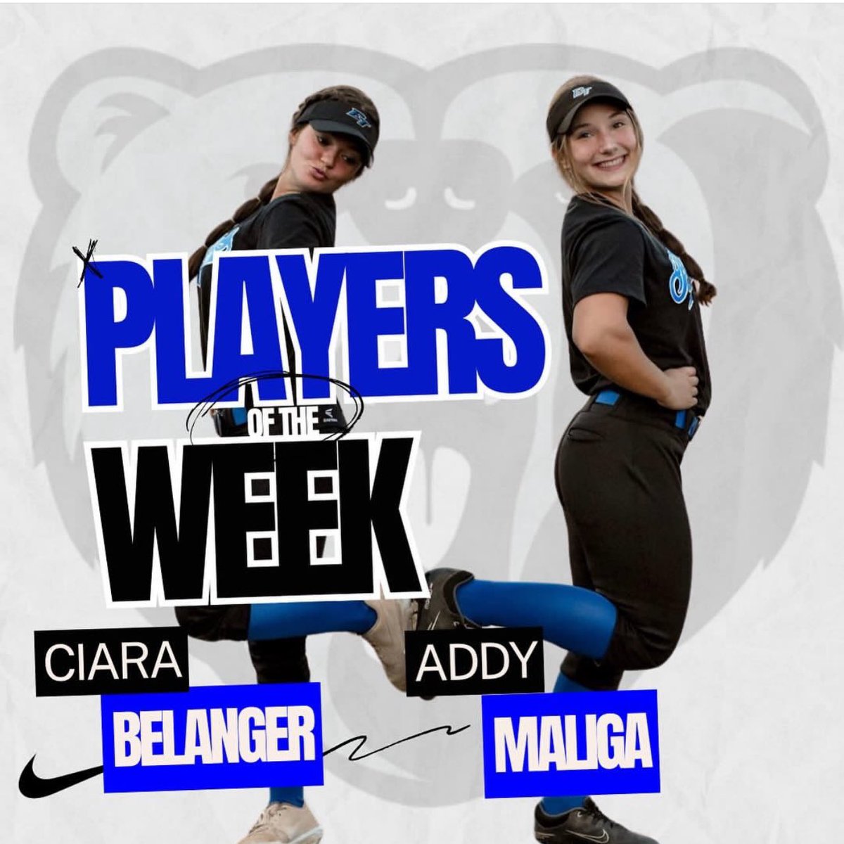 Our Co-Players of the week for the week of Feb. 12th Congrats Ciara And Addy @ciara_belanger