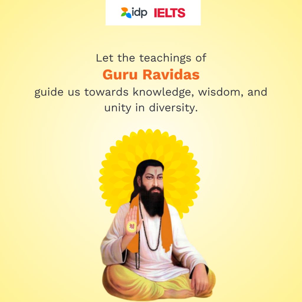 ieltsidpindia's tweet image. Let's walk the path of wisdom and unity he envisioned. 🙌🕊️ #GuruRavidasJayanti.

#ieltsbyidpindia #festivepost #IELTSExam