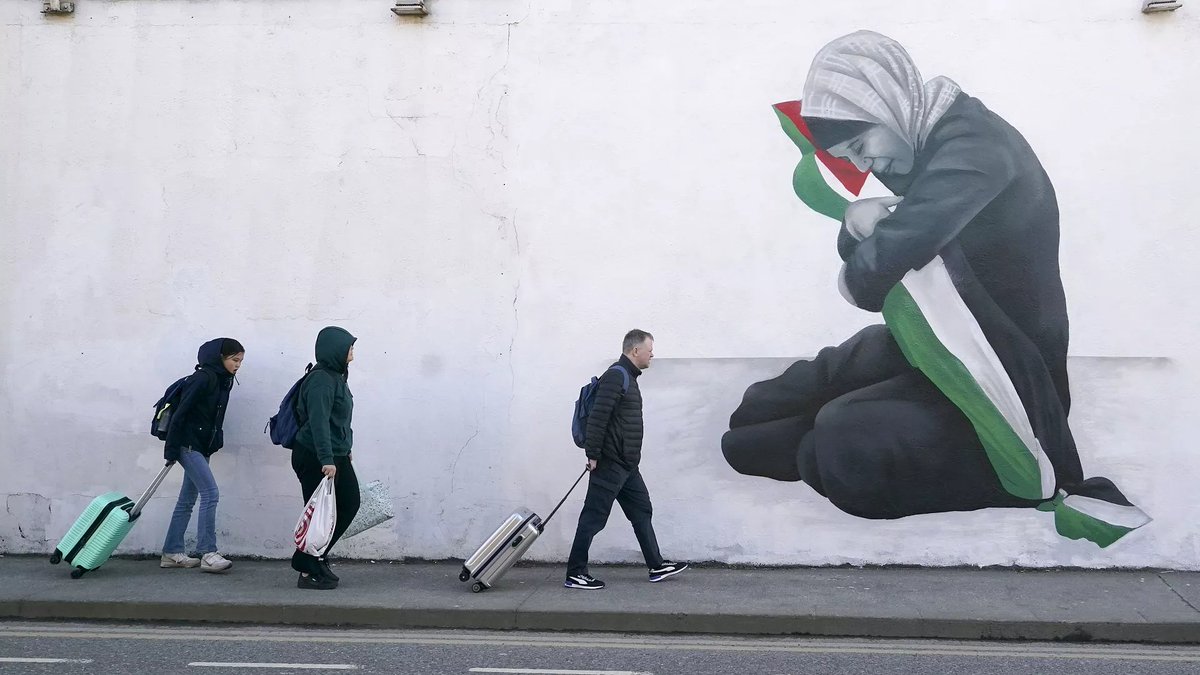 Mural by Emmalene Blake, Dublin Instagram: emmaleneblake When this Dublin mural was posted to Instagram it reached the image's subject in Gaza, Samia al-Atrash. That's how artist Emmalene Blake learned that the child in the body bag was her 2-year-old niece Masa.