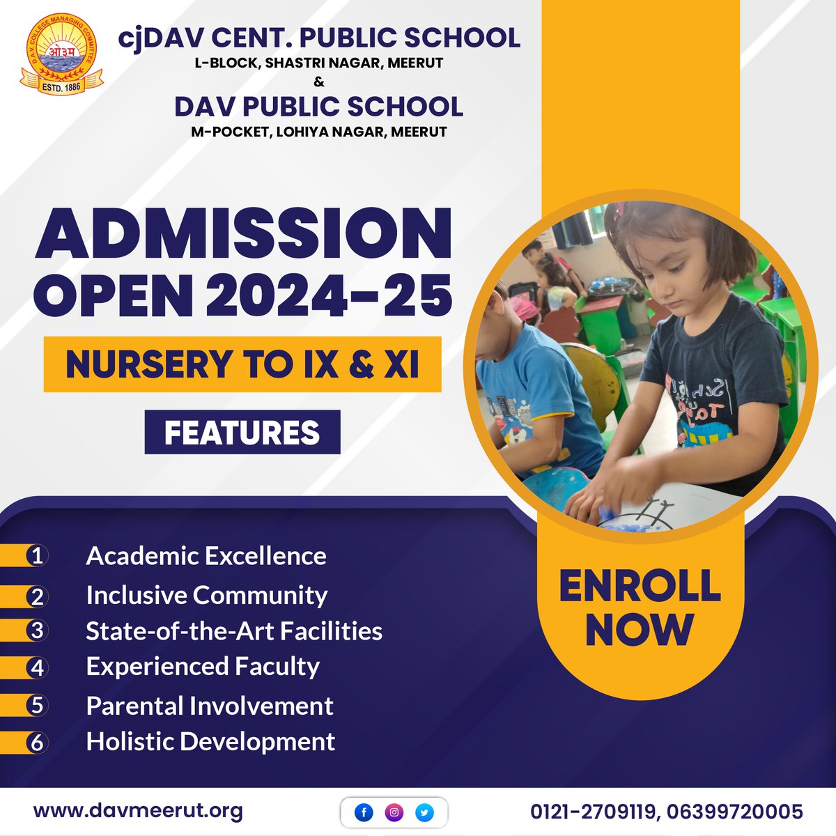 Invest in Your Child's Bright Tomorrow – Embark on an extraordinary journey as CJDAV Centenary Public School, Meerut invites applications for new admissions in classes Nursery to IX & XI, cultivating a unique educational experience for the session 2024-25. #CJDAV #CJDAVMeerut