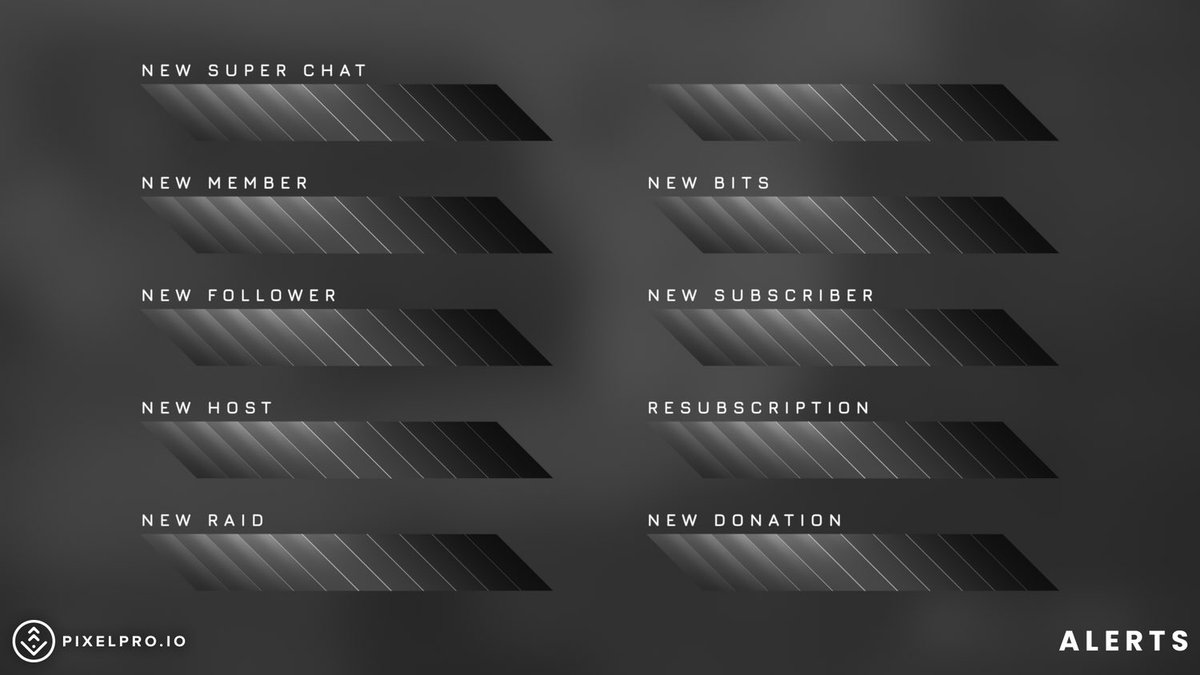 PixelProio's tweet photo. You can now get parts of the Blade Shine II Graphics Pack for just $4.99. Get overlays, alerts, stinger transitions, and backgrounds all independently from the main pack. 

Check it out in the Marketplace: https://t.co/jL7n18qo3J

#EmpowerTheCreators https://t.co/M3E4EPrMnl