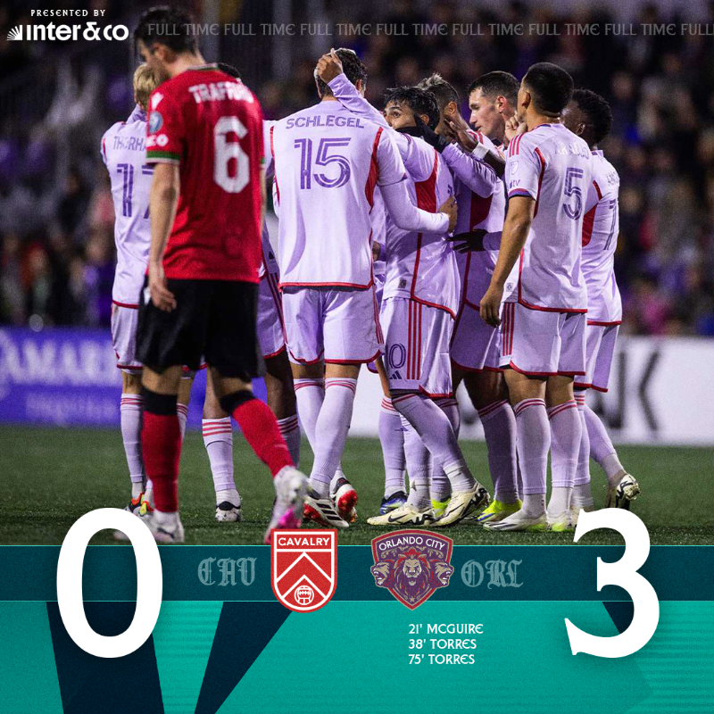 OrlandoCitySC's tweet photo. Quality in Canada 👏

@inter_us | #VamosOrlando