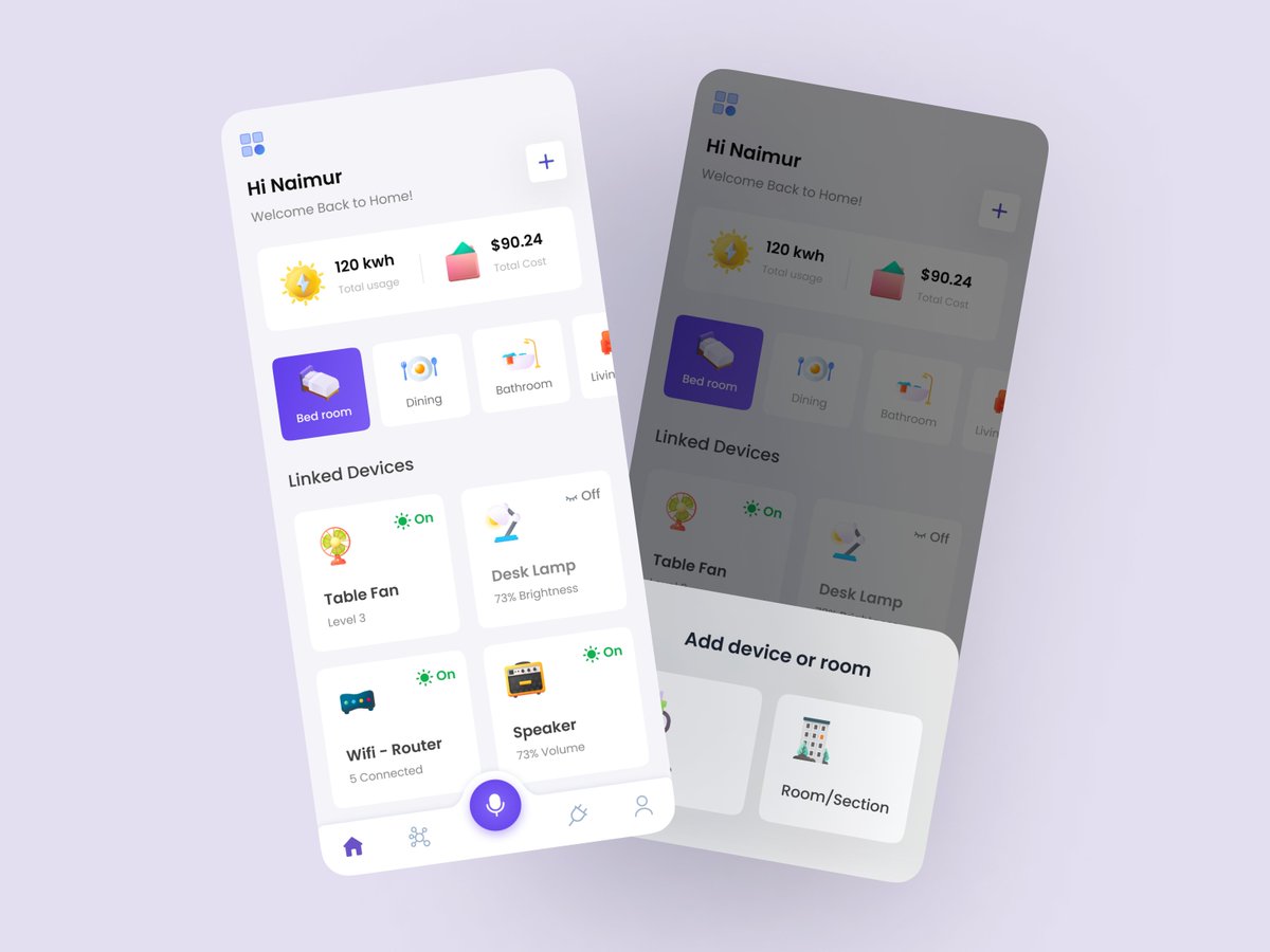 redoutcreative's tweet photo. 🚀 Excited to share a sneak peek of our latest Dribbble shot! 📷Explore the detail 
https://t.co/IIoC9OwhNx

#ux #ui #dirbbble #app #appdesign #smarthomeapp #android #design https://t.co/BYPlfAiUvN