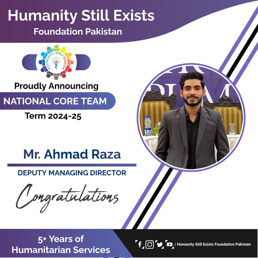 Humanity_786's tweet photo. My journey with HSE Pakistan has been immensely fulfilling, allowing me to serve as a dedicated volunteer with honor and pride.May Allah grant me the strength to continue being a part of this platform. https://t.co/1x8cz53WEP