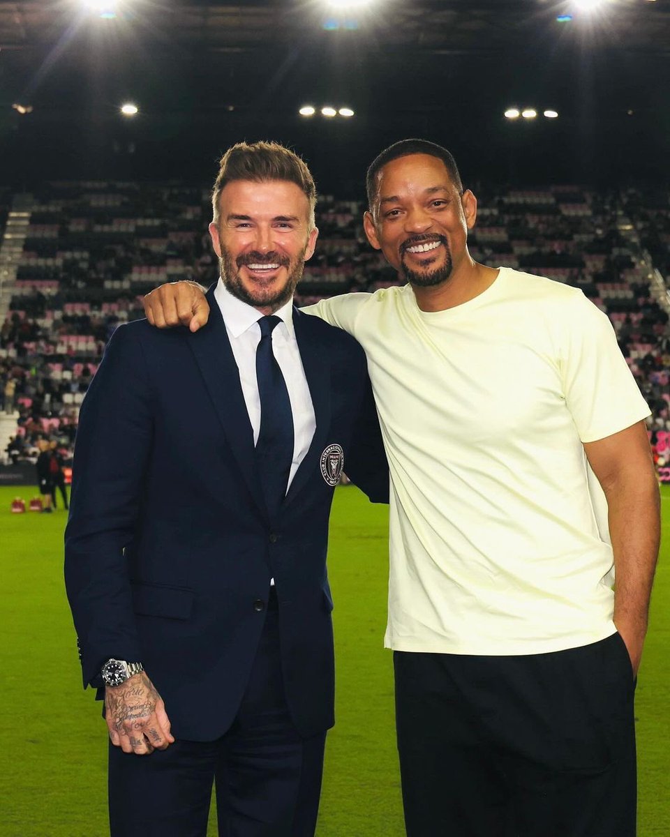 WillSmith2real's tweet image. This was CRAZY!! Big congrats on the W @TeamMessi  @OfficialDBecks_ 

- Will Smith