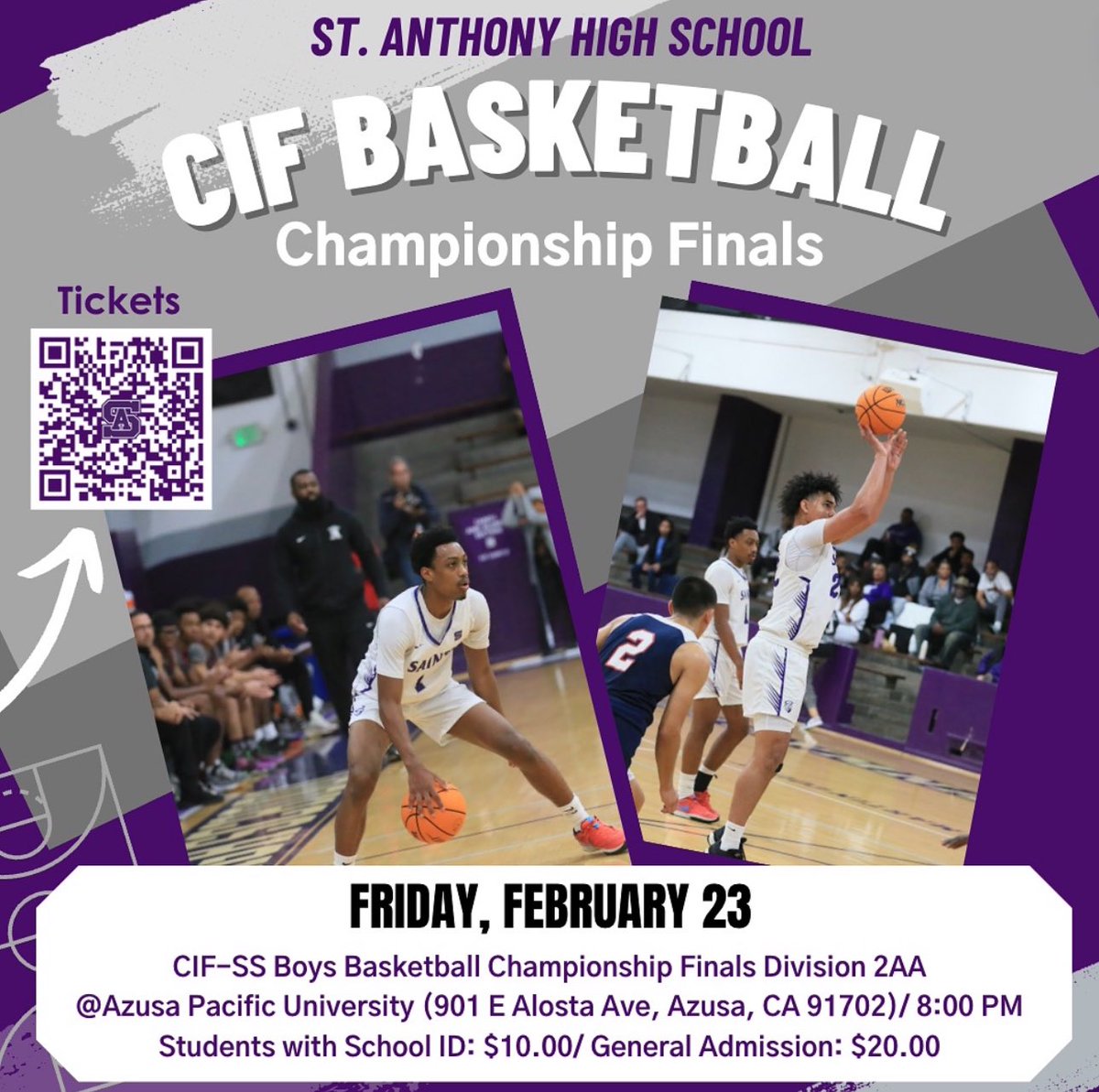 Are you doing anything Friday night? 🏀