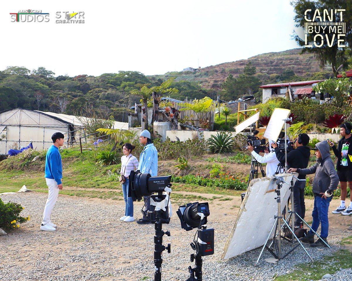 Take a look at the Behind-the-scenes of #CantBuyMeLove at Atok, Benguet. Watch out for the upcoming episodes. SOON! 😉🌸❤️