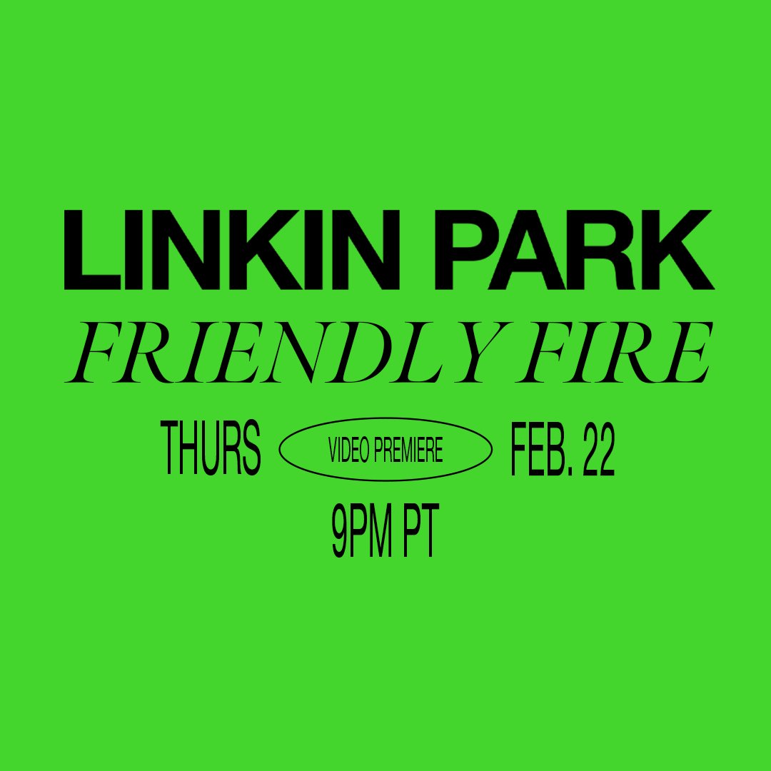 ”Friendly Fire' Video Premiere - FEB. 22, @ 9 pm PT - lprk.co/friendlyfire #FriendlyFireLP #Papercuts